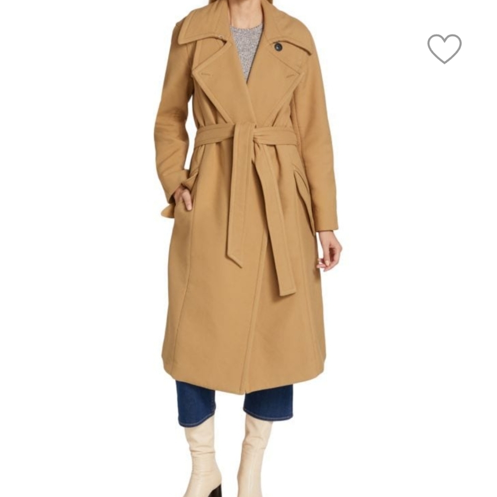 NWT Wool Blend Rag & Bone Camel Trenchcoat